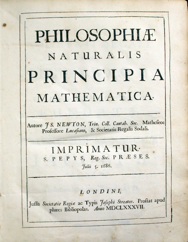 Matematických principů přírodovědy Isaaca Newtona